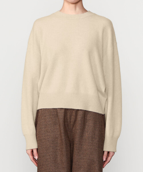 MORRIS & SONS | カシミヤ クルーネックニット WOMEN（ニット/セーター