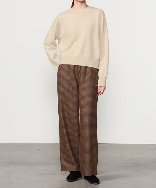 MORRIS & SONS | カシミヤ クルーネックニット WOMEN（ニット/セーター