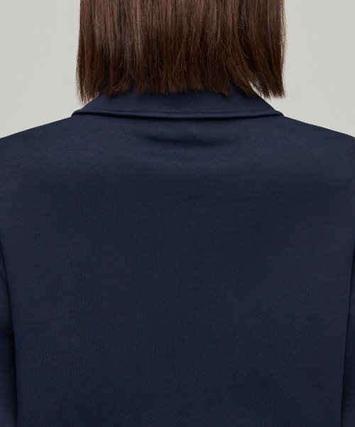 MUSINSA STANDARD WOMAN（ムシンサスタンダードウーマン）の「ウィメンズフラットテリー ハイネックスウェットジップアップ [ネイビー]（スウェット・レディース・その他・SMALL/MEDIUM/LARGE/X-SMALL）」の5枚目の写真