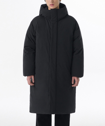 MUSINSA STANDARD（ムシンサスタンダード）の「Minimal Hooded Long Down Parka [Black]（ダウンジャケット/コート）」