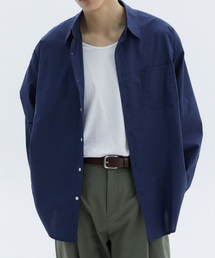 TRIP LE SENS（トリップ ル センス）の「ライクコットンシャツ_ネイビー（シャツ/ブラウス）」