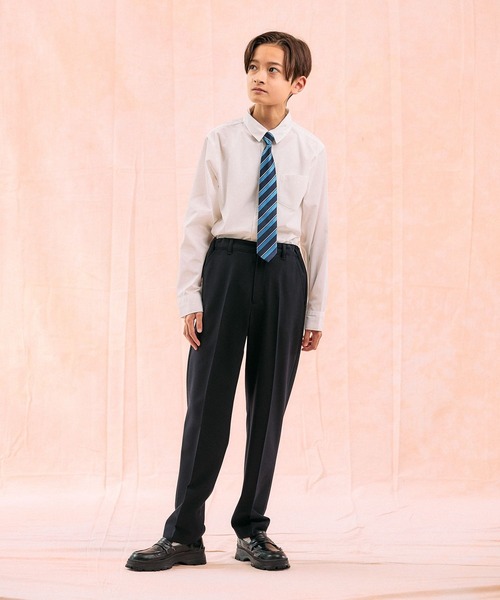 GLOBAL WORK(グローバルワーク)の「卒服/イージーケアシャツ/598132(シャツ/ブラウス・キッズ・オフホワイト/ブルー・150cm/160cm)」の6枚目の写真