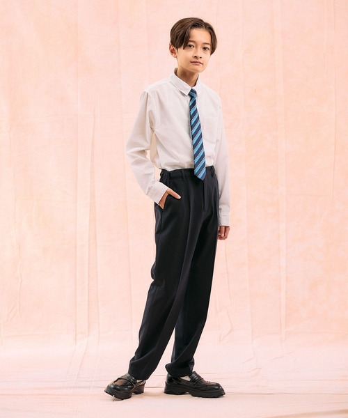 GLOBAL WORK(グローバルワーク)の「卒服/イージーケアシャツ/598132(シャツ/ブラウス・キッズ・オフホワイト/ブルー・150cm/160cm)」の7枚目の写真