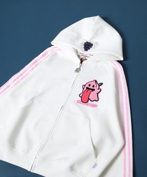 GRAF&WU（グラフアンドユー）の「GRAF&WU/オリジナルモチーフフルーツパーティー刺繍ワッペンジップパーカー（パーカー）」