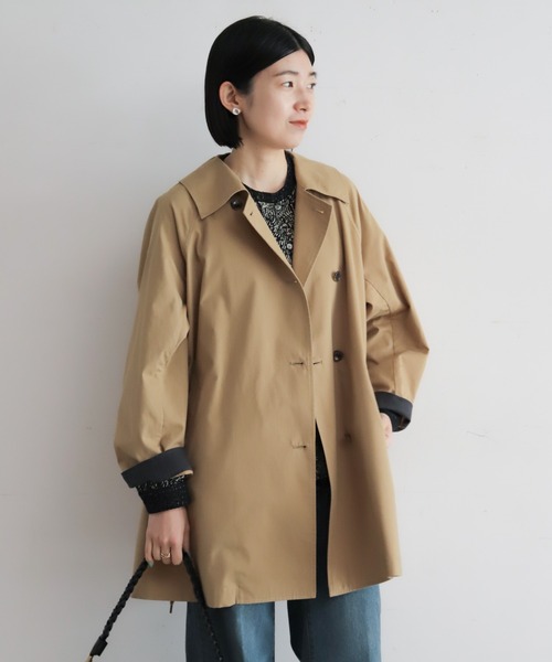 予約】ハイカウントツイル ダブルショートコート | NOMBRE IMPAIR