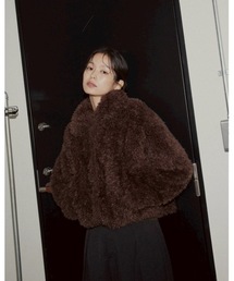 hellam | スタンドカラーフェイクファーブルゾン(その他アウター)