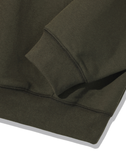 TRILLION(トリリオン)の「Leather Patch Denim Collar Rugby Man-to-Man_Khaki(スウェット・レディース・その他・X-LARGE/LARGE/MEDIUM)」の9枚目の写真