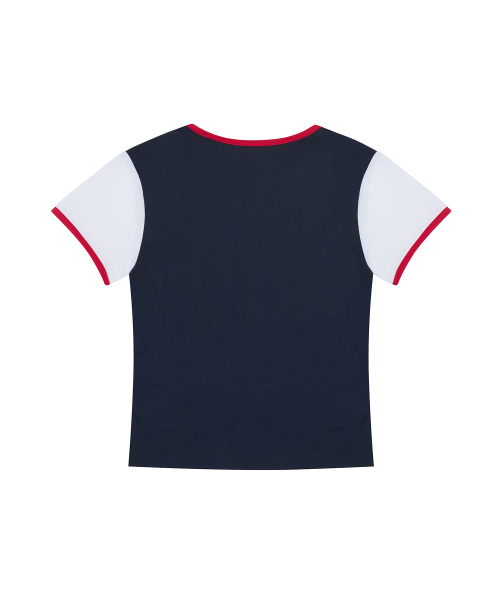 LUVISTRUE(ラヴイズトゥルー)の「IM STRAWBERRY LETTERING TEE(NAVY)(Tシャツ/カットソー・レディース・その他・FREE)」の3枚目の写真