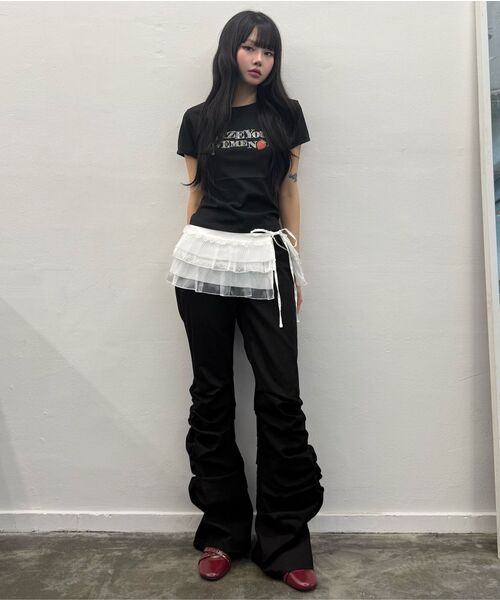 LUVISTRUE(ラヴイズトゥルー)の「IM STRAWBERRY LETTERING TEE(NAVY)(Tシャツ/カットソー・レディース・その他・FREE)」の6枚目の写真