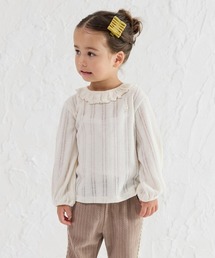 moimoln（モイモルン）の「アリアナ起毛フリルカラー長袖トップス（スウェット）」