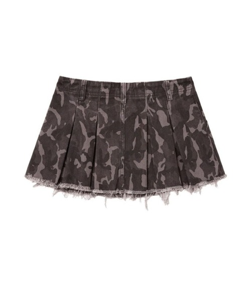 Midnight Move(ミッドナイトムーブ)の「Midnight Move/カモミニスカート(スカート・レディース・カーキ/ダークグレー・SMALL)」の15枚目の写真