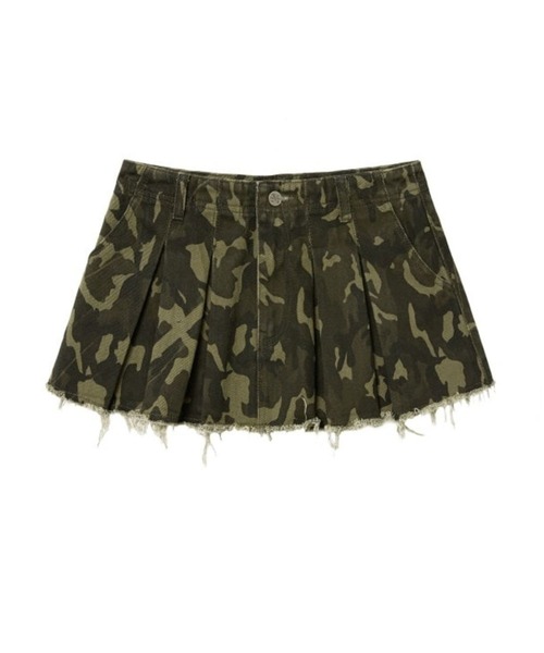 Midnight Move(ミッドナイトムーブ)の「Midnight Move/カモミニスカート(スカート・レディース・カーキ/ダークグレー・SMALL)」の17枚目の写真