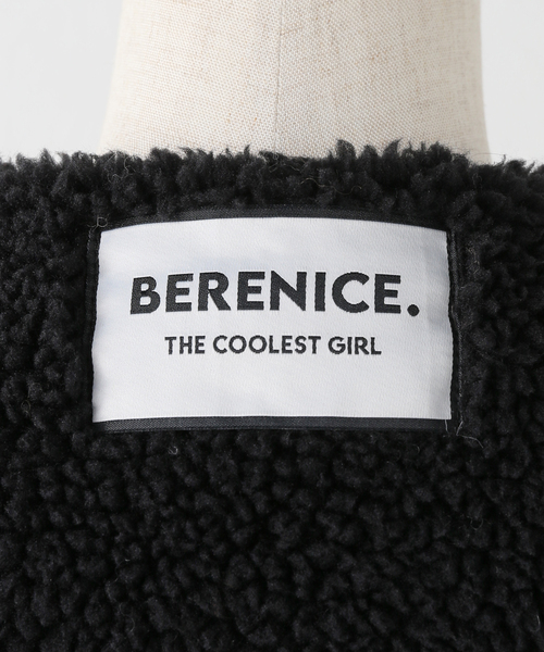 Spick & Span（スピックアンドスパン）の「《一部店舗+WEB限定》BERENICE. / べレニス VESTE COURTE FOURREE CHAINES（ノーカラージャケット・レディース・チャコールグレー・36）」の8枚目の写真