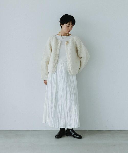 ペルートグルボタンカーディガン（カーディガン/ボレロ）｜かぐれ