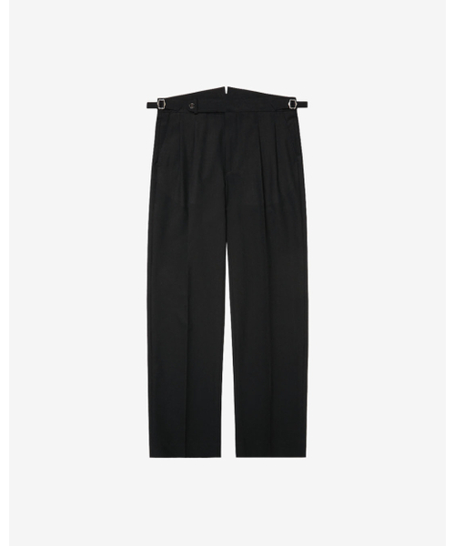 sortie(ソルティ)の「Summer Wool Seersucker Trousers (Black)(スラックス・メンズ・その他・MEDIUM/LARGE/X-LARGE/SMALL)」の1枚目の写真