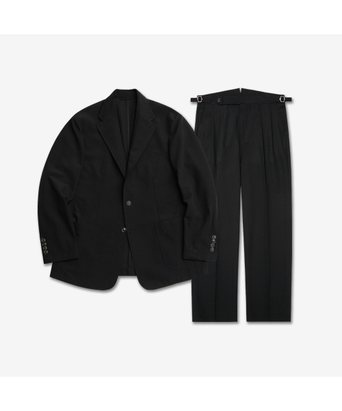 sortie(ソルティ)の「Summer Wool Seersucker Trousers (Black)(スラックス・メンズ・その他・MEDIUM/LARGE/X-LARGE/SMALL)」の10枚目の写真
