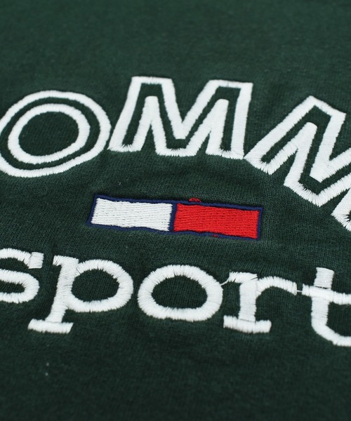 VINTAGE(ヴィンテージ)の「【USED】90’s TOMMY HILFIGER ロゴ刺繍 スウェット(スウェット・メンズ・グリーン・X-LARGE)」の3枚目の写真