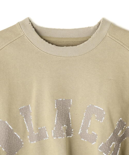 DANKE SCHON(ダンケシェーン)の「DankeSchon/ダンケシェーン/CUT FRINGE SWEAT CREWNECK BLACK(スウェット・メンズ・ブラック/ベージュ・L/M)」の21枚目の写真