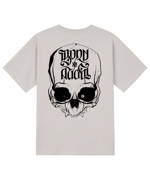 KAN6312(カン6312)の「KTC0078 スカルムーン 半袖Tシャツ - ベージュ(Tシャツ/カットソー・メンズ・その他・LARGE/MEDIUM/SMALL/X-LARGE)」の1枚目の写真