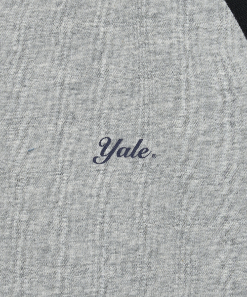 YALE(イェール)の「ウィメンズクロップラグランリンガーTシャツ_グレー(Tシャツ/カットソー・レディース・その他・SMALL/MEDIUM)」の5枚目の写真