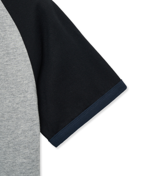 YALE(イェール)の「ウィメンズクロップラグランリンガーTシャツ_グレー(Tシャツ/カットソー・レディース・その他・SMALL/MEDIUM)」の6枚目の写真