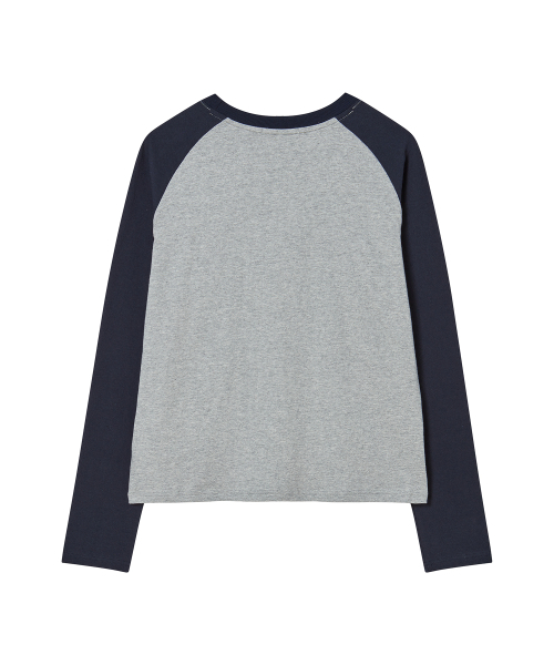 AWESOME STUDIO（オーサムスタジオ）の「スタラグランスリーブTシャツメランジグレー（Tシャツ/カットソー・レディース・グレー・FREE）」の9枚目の写真