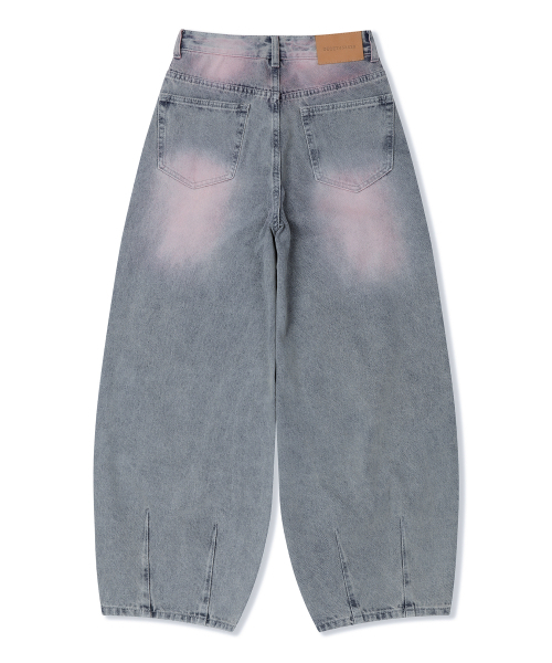 DECET WOMEN(デケット ウーマン)の「Color Brush Balloon Jeans DCWPT010ASHBLUE(デニムパンツ・レディース・その他・X-SMALL/SMALL/MEDIUM/LARGE)」の9枚目の写真