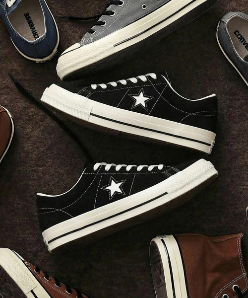 CONVERSE(コンバース)の「【CONVERSE】ONE STAR SUEDE(スニーカー・メンズ・ブラック・5.5/6.5/7/7.5/8/8.5/9/9.5/10.5)」の1枚目の写真