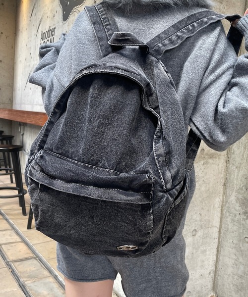 プレート付きデニムリュック（バックパック/リュック）｜ROGER AND RAW