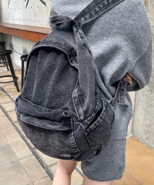 セール】プレート付きデニムリュック（バックパック/リュック）｜ROGER