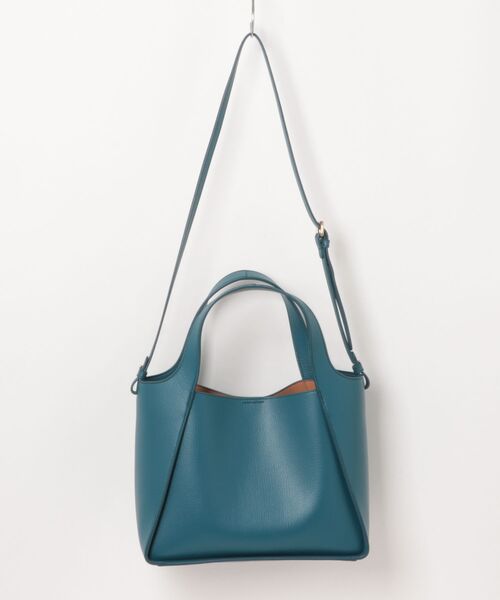 STELLA McCARTNEY(ステラマッカートニー)の「Logo Crossbody Tote Bag / ロゴ クロスボディ トートバッグ(トートバッグ・レディース・ブルー系その他・ONE SIZE)」の2枚目の写真