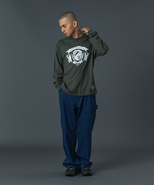 XLARGE(エクストララージ)の「LA FOOTBALL L/S TEE(Tシャツ/カットソー・メンズ・オリーブ/ブラック/ホワイト・XL/L/M/S)」の6枚目の写真