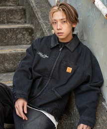 WEGO | WEGO/【26年春新作】ワーカーズZIPデニムジャケット(デニムジャケット)