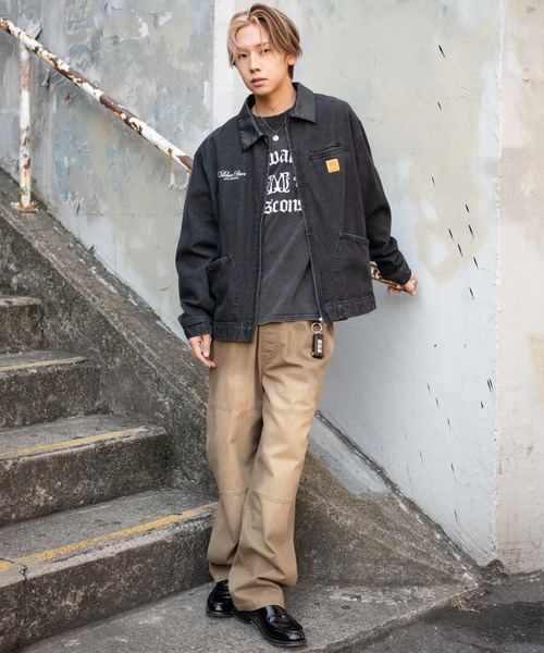 WEGO/【26年春新作】ワーカーズZIPデニムジャケット（デニムジャケット