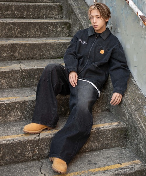 WEGO/【26年春新作】ワーカーズZIPデニムジャケット（デニムジャケット