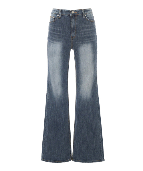 A.R.U(エイアールユー)の「WASHING BOOTS CUT JEANS(デニムパンツ・レディース・インディゴブルー・SMALL/MEDIUM/LARGE)」の4枚目の写真