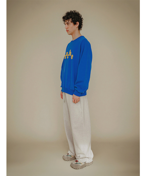 PSUCHE(プシュケ)の「LOGO OVERFIT SWEATSHIRT_SEA BLUE(スウェット・レディース・その他・MEDIUM/LARGE)」の10枚目の写真