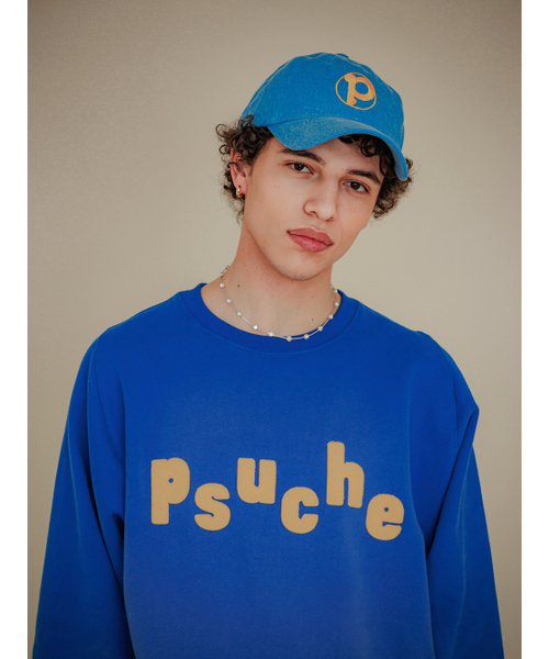 PSUCHE(プシュケ)の「LOGO OVERFIT SWEATSHIRT_SEA BLUE(スウェット・レディース・その他・MEDIUM/LARGE)」の11枚目の写真