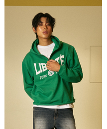 AMOU（アモウ）の「Liberte Zip up Hoodie GREEN（パーカー）」