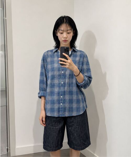 BALLUTE（バリュート）の「ALL WEATHER OVER SILHOUETTE SHIRTS (PINK CHECK)（シャツ/ブラウス・レディース・その他・SMALL/MEDIUM/LARGE）」の10枚目の写真