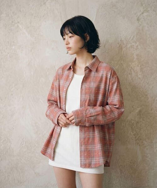 BALLUTE（バリュート）の「ALL WEATHER OVER SILHOUETTE SHIRTS (PINK CHECK)（シャツ/ブラウス・レディース・その他・SMALL/MEDIUM/LARGE）」の11枚目の写真