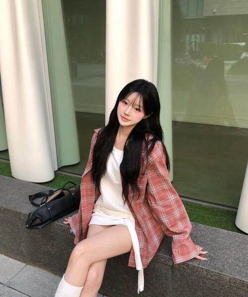 BALLUTE（バリュート）の「ALL WEATHER OVER SILHOUETTE SHIRTS (PINK CHECK)（シャツ/ブラウス・レディース・その他・SMALL/MEDIUM/LARGE）」の12枚目の写真
