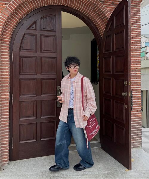 BALLUTE（バリュート）の「ALL WEATHER OVER SILHOUETTE SHIRTS (PINK CHECK)（シャツ/ブラウス・レディース・その他・SMALL/MEDIUM/LARGE）」の19枚目の写真