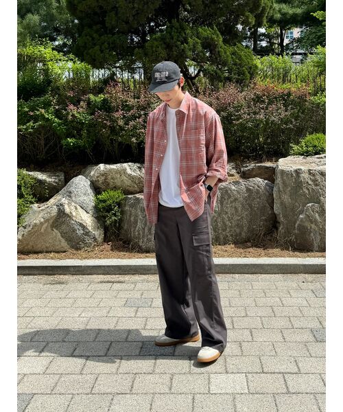 BALLUTE（バリュート）の「ALL WEATHER OVER SILHOUETTE SHIRTS (PINK CHECK)（シャツ/ブラウス・レディース・その他・SMALL/MEDIUM/LARGE）」の7枚目の写真