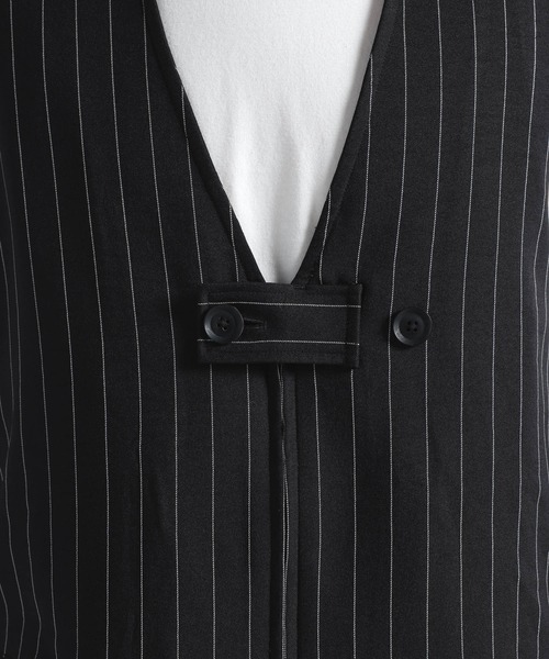 Y-3(ワイスリー)の「Y-3 SPORT UNIFORM PINSTRIPE TAILORED VEST(その他アウター・メンズ・ブラック・X-SMALL/SMALL/MEDIUM/LARGE/X-LARGE)」の4枚目の写真