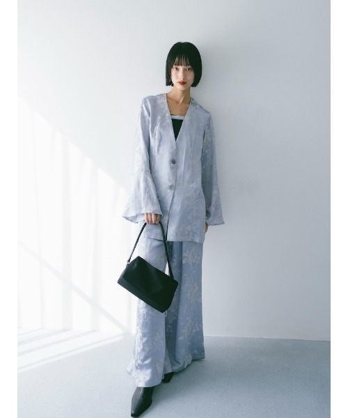 sahara（サハラ）の「Satin Box Hand Bag/サテンボックスハンドバッグ（ハンドバッグ・レディース・ブラック/イエロー・FREE）」の3枚目の写真