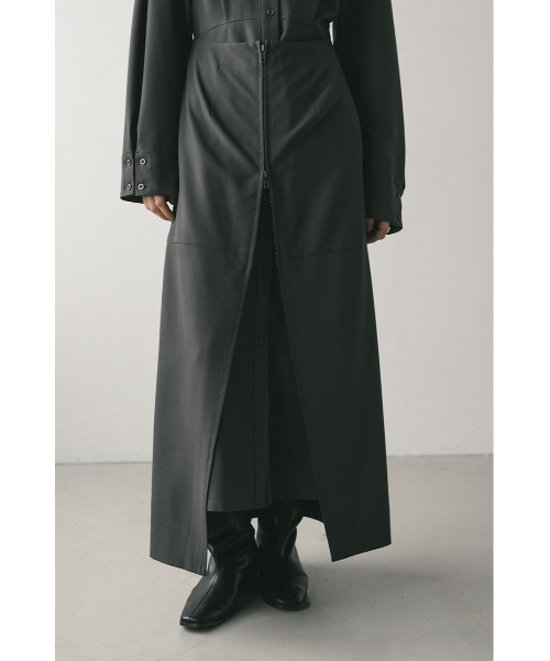 STYLEMIXER(スタイルミキサー)の「レイヤードシャツワンピース(シャツワンピース・レディース・ベージュ/グレー・SMALL/MEDIUM)」の18枚目の写真