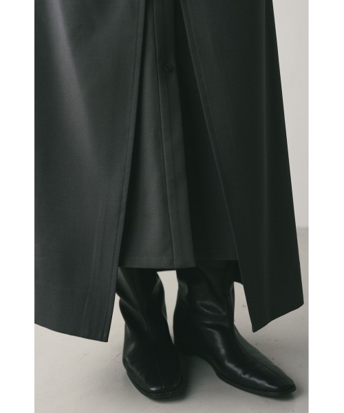 STYLEMIXER(スタイルミキサー)の「レイヤードシャツワンピース(シャツワンピース・レディース・ベージュ/グレー・SMALL/MEDIUM)」の19枚目の写真