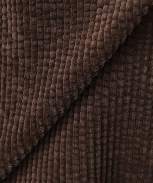 GANNI（ガニー）の「【GANNI/ガニー】 Seersucker Corduroy V-neck Mini Dr（ワンピース・レディース・ブラウン・36）」の14枚目の写真