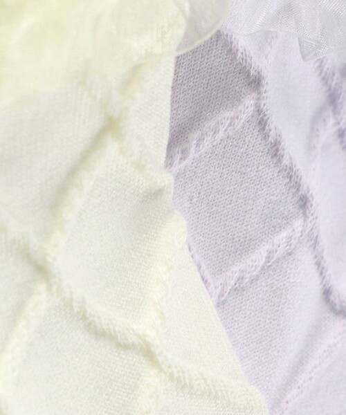 BRANSHES（ブランシェス）の「フリルフロートソックス（ソックス/靴下・キッズ・アイボリー/ラベンダー・L(19～21cm)/M(16～18cm)/S(13～15cm)）」の6枚目の写真